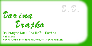 dorina drajko business card